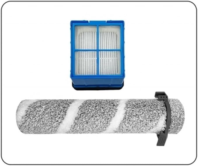 Replacement Parts ，Compatible For Bissell， 3930F 3933 V2 3999Z Floor Scrubber Roller Brush Filter Washing Vacuum Cleaner Parts(B)