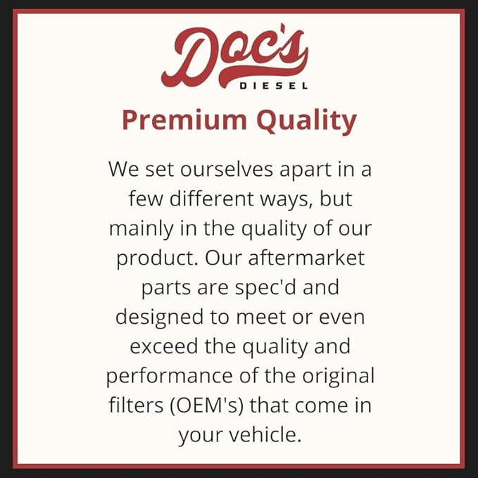 Doc's Diesel Transmission Filter Kit DF-370 | Compatible with RAM 6.7L Cummins HO 3500, 4500, 5500 with AISIN AS69RC Transmission 2013+| Replaces 68224232AA