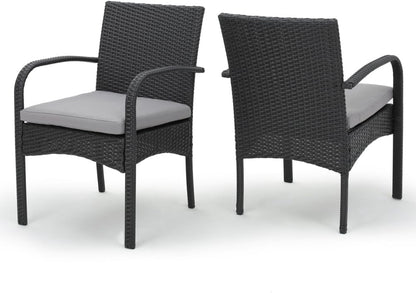 free-space KD disassembly and Assembly PE Imitation Rattan Dining Chair