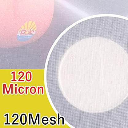 Fine Filter Mesh Nylon Fabric, Recycling Screens for Kitchen Filtration Food Wine 80-500 Mesh(120mesh 120micron,1x10 meter)