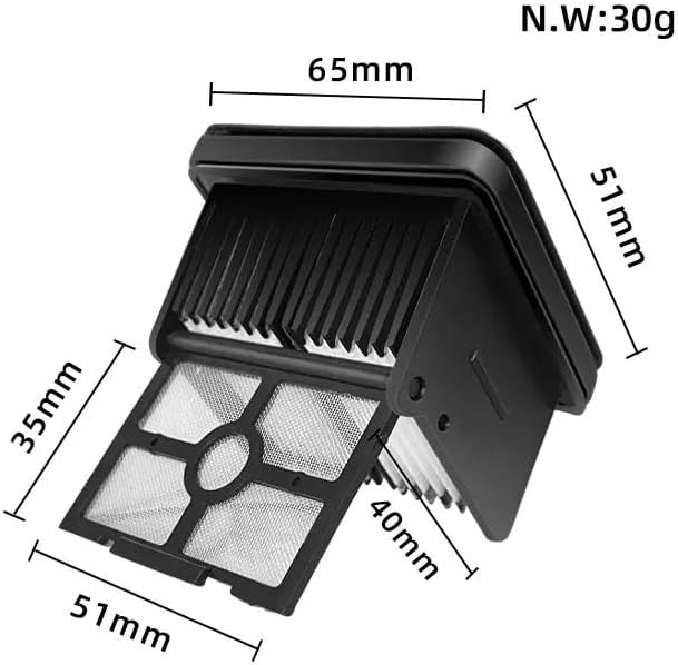 Scrubber Wiper Filter Soft Brush Wet and Dry Vacuum Cleaner Spare Part，Compatible for Dreame， M13 / H13 Accessories(Brush-4PCS)