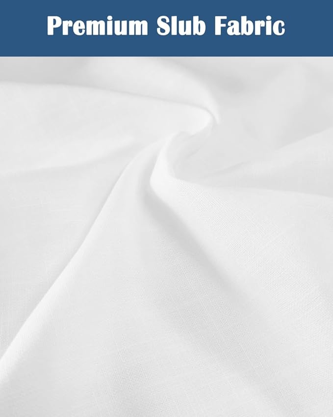 Tie Up Curtains for Windows, Cows Sunflowers Adjustable Balloon Nature Linen Textured Kitchen Curtain, Spring Floral Bees Farmhouse Barn Tie Up Blackout Curtains for Bedroom, 52 x 63 Inches