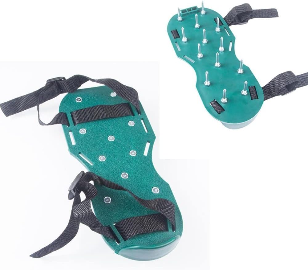 Lawn Aerator Shoes, Spike Shoes Lawn Aerator Tool Aeration Shoes for Epoxy Floor, Lawn Yard Patio Lawn Garden Yard
