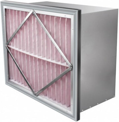 RIGID-PACK 24x20x12 Rigid Box Air Filter – MERV 13/85% ASHRAE HVAC Filter – Radial V-Pleat, Metal Frame, Single Header – High-Efficiency Replacement for Commercial & Industrial Systems