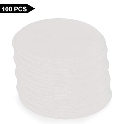 stonylab Quantitative Filter Paper Circles, 3-Box 94 mm Diameter Cellulose Filter Paper with 20 Micron Particle Retention Medium Filtration Speed, Set of 3 x 100 Pcs