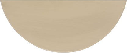 SAFAVIEH Furniture - Tinsley Half-Round Console Table - Sand - Solid Wood - Farmhouse Demilune Design - Ideal for Entryway, Hallway, Living Room, 28" W x 11.75" D x 28" H (CNS5723E)