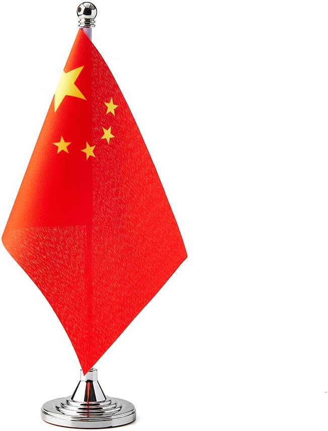 China Flag Chinese Flags, Small Mini Chinese Desk Flag, Used for Table Office Classroom Home Patriotic Events Decorations
