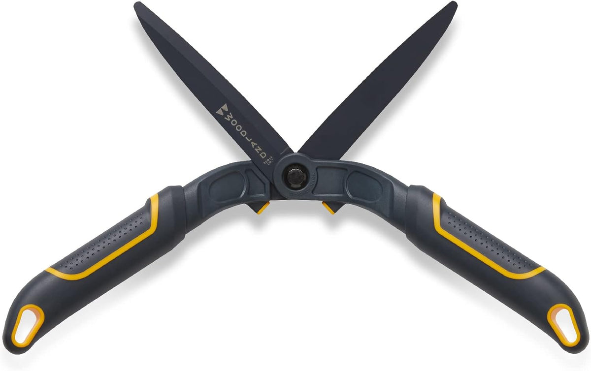 Woodland Tools Duralight Hedge Shears, 16 Inch Lightweight Manual Hedge Clippers with 7.5 Inch Non Stick Blades and Glass-Filled Nylon Handles, Garden Trimmer for Shaping and Precision Cutting