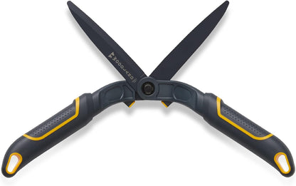Woodland Tools Duralight Hedge Shears, 16 Inch Lightweight Manual Hedge Clippers with 7.5 Inch Non Stick Blades and Glass-Filled Nylon Handles, Garden Trimmer for Shaping and Precision Cutting