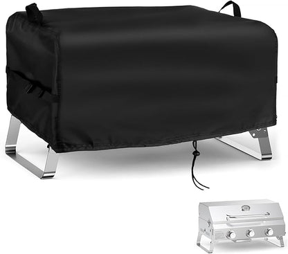 Kingling Grill Cover Fits for NXR 3 Burner Portable Gas Grill, 25 inch Waterproof Outdoor Grill Cover Barbecue Cover (Cover Only) - 25" L x 18" W x 15" H