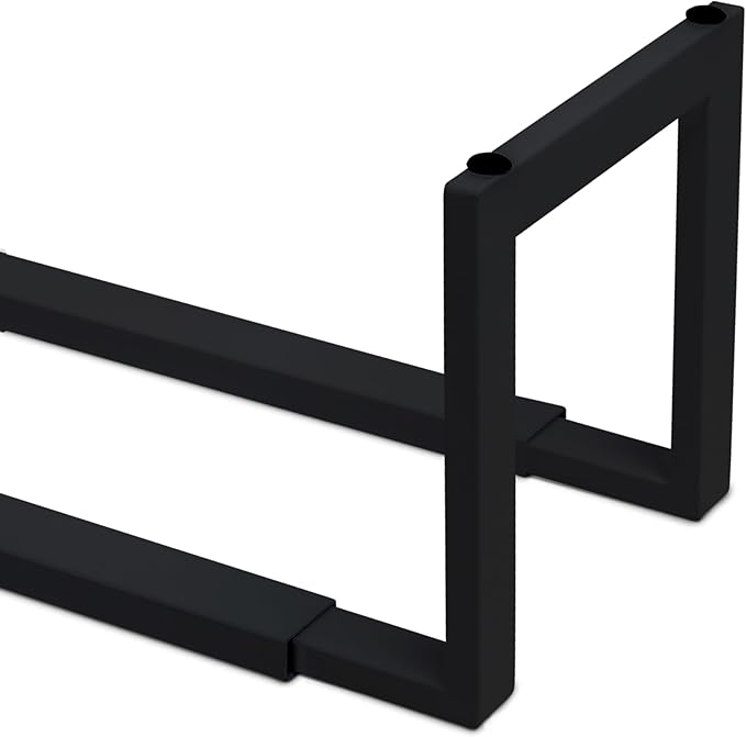 QUALIAZERO 2-Tier Expandable Shoe Rack – Durable Organizer Shelf for Entryways, Bedrooms, Bathrooms, and Laundry Rooms (Galaxy Black, 2 Pack)