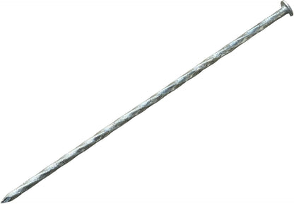 Sandbaggy 12" Heavy Duty Galvanized Artificial Turf Stakes - Spiral Landscape Nails - Ground Spikes/Pins, Synthetic Grass, Lawn, Edging, Weed Barrier Fabric (12 inch - Ultra Heavy Duty, 100, Count)