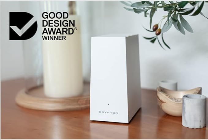 Gryphon AX – Ultra-Fast Mesh WiFi 6 Parental Control Router – Advanced Content Filters and Next-Gen Firewall - 4.3 Gbps Across 3,000 sq. ft. per Router for Multi-Device Households
