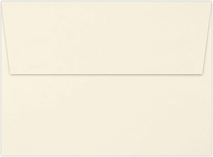 LUXPaper A7 Invitation Envelopes | Peel & Press | 5 1/4" x 7 1/4" | Natural | 80lb. Text | 30% Recycled | 250 Qty
