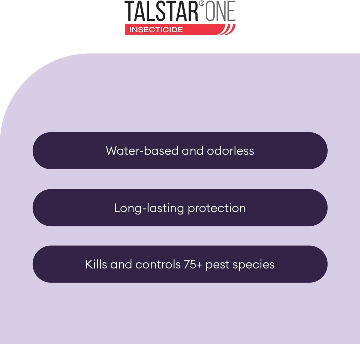 Talstar One (Bifenthrin 7.9%), Water-Based – Controls 75+ Indoor & Outdoor Pests, EPA-Approved, Yields 32–320 Gal