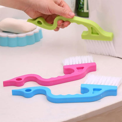 CHILDWEET Window Groove Cleaning Brush Set 8pcs Multi-Functional Wet and Dry Use Scrubber Brushes for Windowsill and Gap Cleaning for Window Tracks and Narrow Spaces