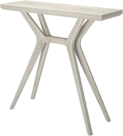 Plank+Beam Verso Console Table, 36 Inch, White Sand