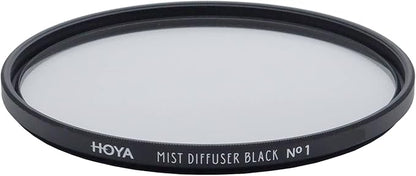 Hoya 55mm Mist Filter Black Diffuser No. 1 - Black Mist Filter for Camera Lenses - Soft Diffusion Effect for Portrait Photography & Cinematic Look, Reduces Contrast & Softens Wrinkles