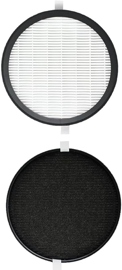 2 Pack of Premium H13 True Hepa Filter Compatible with Pure Enrichment PureZone Halo Air Purifier Model PEAIRDSK Compatible with Sharper Image Personal Air Purifier Item # 207073 207009