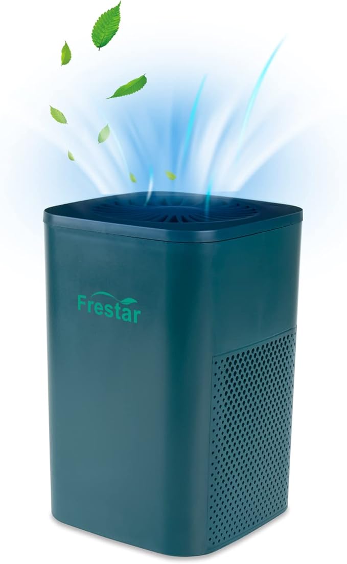 Desktop Air Purifier with HEPA Filter for Office Bedroom Bathroom, Small USB Air Purifiers, Super Quiet Powered by USB No Adapter(Green)