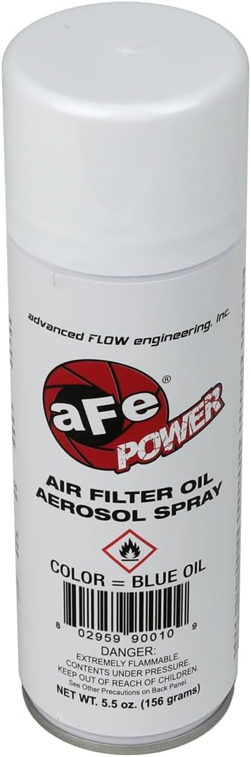 aFe Power Air Filter Oil: 5.50oz Aerosol Filter Oil - Blue, Restores Pro 5R Engine Air Filters, #90-10022