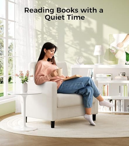 Welzona Sofa Accent Chair, 33" Reading Chair, Comfy Teddy Arm Chairs