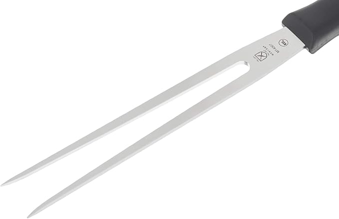 Mercer Culinary M14007 Millennia Black Handle, 7-Inch Straight, Cook's Fork