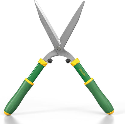 Miracle-Gro 21 in. Hedge Shears – Lawn and Yard Tool with Sharp Carbon Steel Blades, Comfort Grip Handles, and Lightweight Design for Shaping/Trimming Hedges, Shrubs, and Bushes