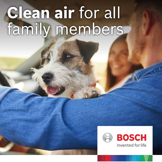 BOSCH 6018C HEPA Cabin Air Filter - Compatible with Select Ford Edge; Lincoln MKX; Mazda CX-9