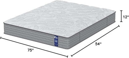 Full Mattress 12 Inch, Memory Foam Mattress with Pocket Spring, Soft & Comfortable Medium Firm, Motion Isolation, Pressure Relief, CertiPUR-US Certified (75"*54"*12")