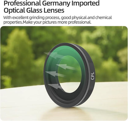 ND Filter Set Compatible with Insta360 GO Ultra Camera Accessories, ND8/ND16/ND32/ND64 Lens Filter Waterproof Scratch-Resistant