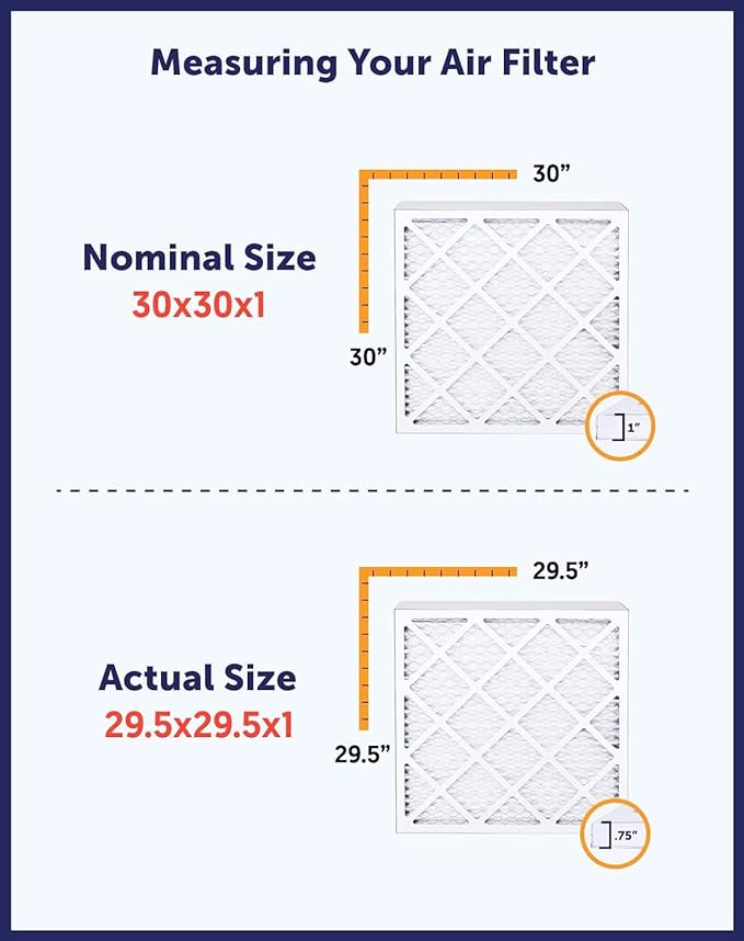 Filter King 37.5x41x1 Air Filter | 4-PACK | MERV 8 HVAC Pleated A/C Furnace Filters | MADE IN USA | Actual Size: 37.5 x 41 x .75"