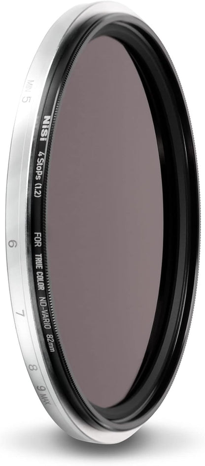 NiSi - 82mm Swift System VND Mist Kit, 1-5 Stop True Color Variable Neutral Density Filter, Swift Adapter Ring, Two Friction-Mounted Filters (ND16 4-Stop, Black Mist 1/4), Photography and Videography