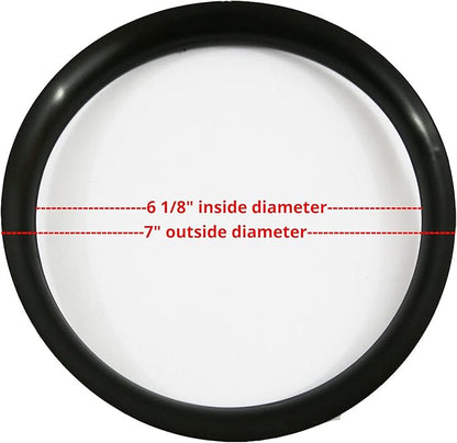 Dry Filter For Shop Vac with Mounting Ring, 17.5" Inch Paper Reusable Dry Disc Filter Compatible with Shop Vac, Ridgid, Craftsman and Other Similar Wet Dry Vacuum Cleaners