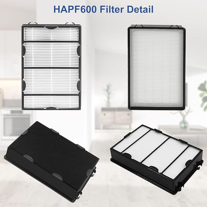 HAPF600 Filter Replacement for Holmes HAPF600 Air Puri-fier, 4 Filter + Carbon Pre-filters, Part HAPF600 HAPF600D HAPF600D-U2 HAP615 HAP625 HAP650 HAP725 HAP750