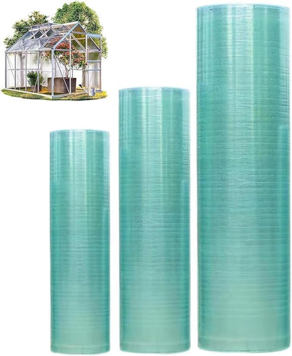 Glass Roof Pergola Polycarbonate Roofing Roll Polycarbonate Panels for Sunrooms, Open-Air Gardens, Greenhouses, Agricultural Use, Sheds(0.6x8m)