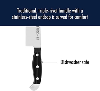 HENCKELS Statement Razor-Sharp 8-inch Chef Knife, German Engineered Informed by 100+ Years of Mastery, Black/Stainless Steel