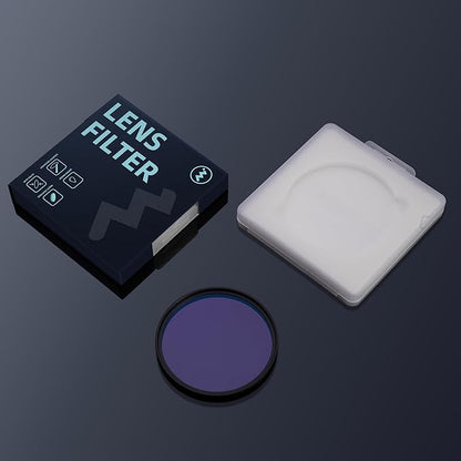 Walking Way 82mm Natural Night Filter for Light Pollution Reduction Nano-Coated Optical Glass for Night Sky/Astrophotography/Star Clarity Anti-Light Pollution Filter