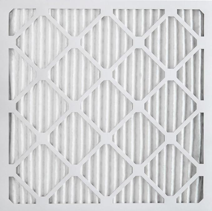 Nordic Pure 25x25x1 (Actual Size: 24 1/2 x 24 1/2 x 3/4) Pleated MERV 8 Air Filters 2 Pack