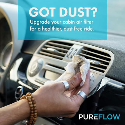 PureFlow Cabin Air Filter PC99239X | Fits 2019-2024 Kia Forte, 2021-2024 Hyundai Creta, 2024 Kia K3, 2020-2024 Forte5, 2017-2020 Elantra, 2018-2023 Kia Rio