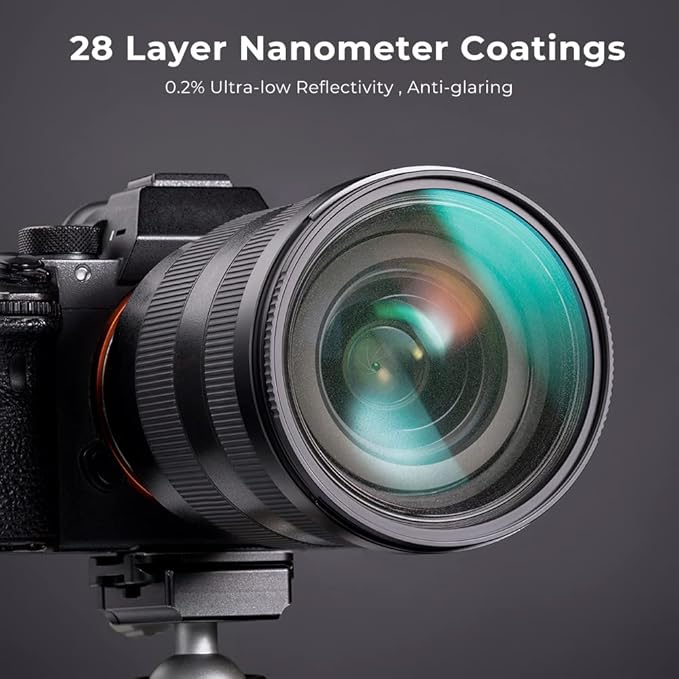 K&F CONCEPT 67mm Black Diffusion 1/2 Filter Mist Cinematic Effect Lens Filter with 28 Multi-Layer Coatings Waterproof/Scratch Resistant for Video/Vlog/Portrait Photography (Nano-X Series)