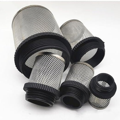 Heavy-Duty Plastic Strainer 1/2 3/4 - Male Inline Filter with Mesh Net for Pond Pumps & Greenhouse Watering(1")