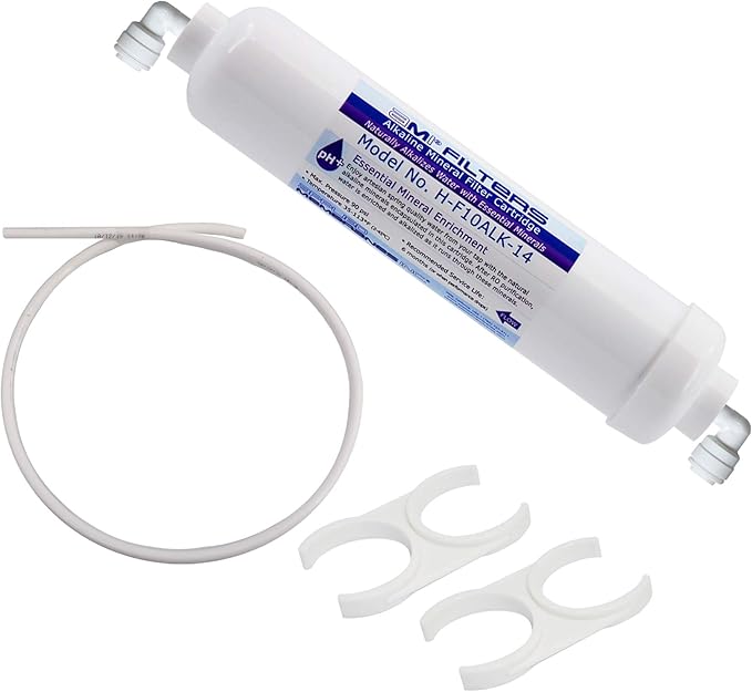 Alkaline Water Filter Cartridge Add-On Kit | Mineral Cartridge for Alkaline Water Filters System | Essential Minerals for Water | Kit for Adding Alkaline Minerals to an Existing RO