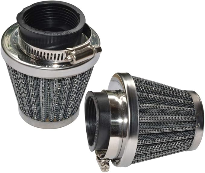 Baitaihem Pack of 2 Motorcycle POD Air Filter Dirt Pocket Bike ATV Pit Bike 35 38 39 40 42 46 48 50 52 54mm (54mm)