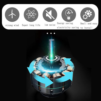 Inline Extractor Duct Fan with Speed Controller 3 Inch/75mm Air Diffuser Booster 10W 12V Air Circulation Blower for Greenhouse Attic Wardrobe