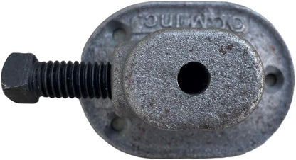 Sandbaggy Heavy Duty 1/4" Pencil Rod Clamp - Reusable Concrete Formwork Clamps - Cast Malleable Iron - Construction Grade Strength & Safety (Heavy Duty, 10, Count)