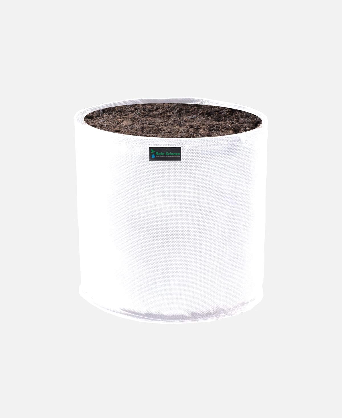 Commercial Grow Bag Pack of 10, Air Pruning Mesh Fabric Plant Containers (1 Gallon, White)