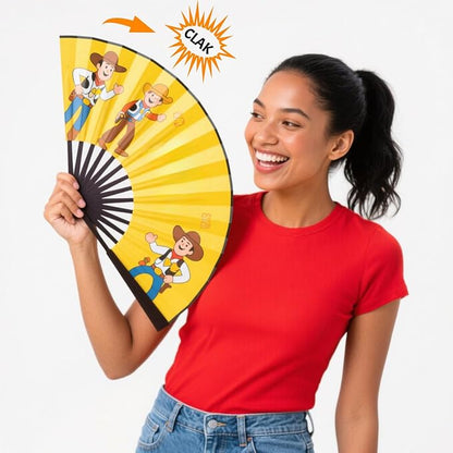 Custom Fans with Your Photo/Text - 13 Inch Personalized Folding Hand Fan for Line Dancing, Weddings, Parties | Decorative Gift for Women, Church Events & Dance Performances (50, 13 Inch)