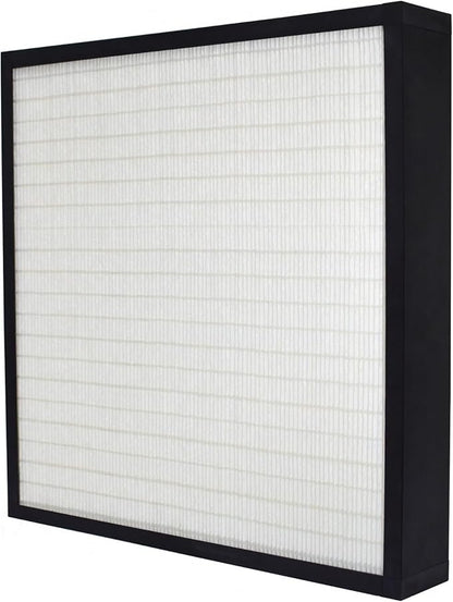 12x24x4 Mini-Pleat Synthetic Panel Air Filter – 4” – Single Header Plastic Frame – MERV 15 ASHRAE 52.2 – High-Efficiency HVAC Filter for Commercial & Industrial Use – (Pack of 6)