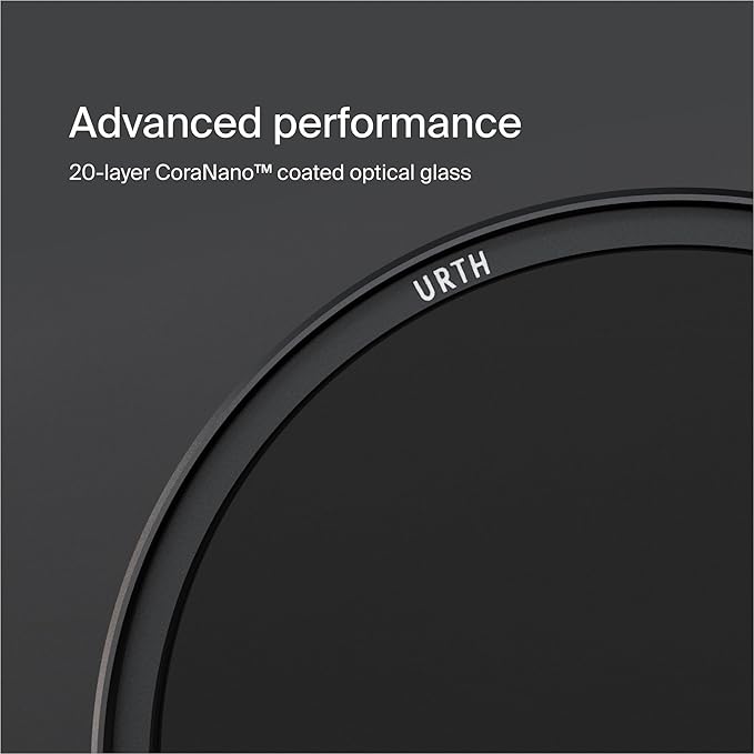Urth 62mm Magnetic Ethereal Black Mist ¹⁄₁ Diffusion Lens Filter (Plus) — Cinematic Effect, 20-Layer Nano-Coated Light Dispersing Particles